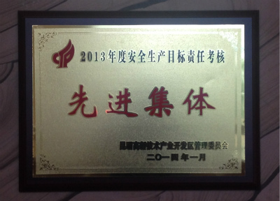 2014年，2013年度安全生產目標責任考核先進集體.jpg